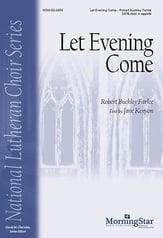 Let Evening Come SATB choral sheet music cover